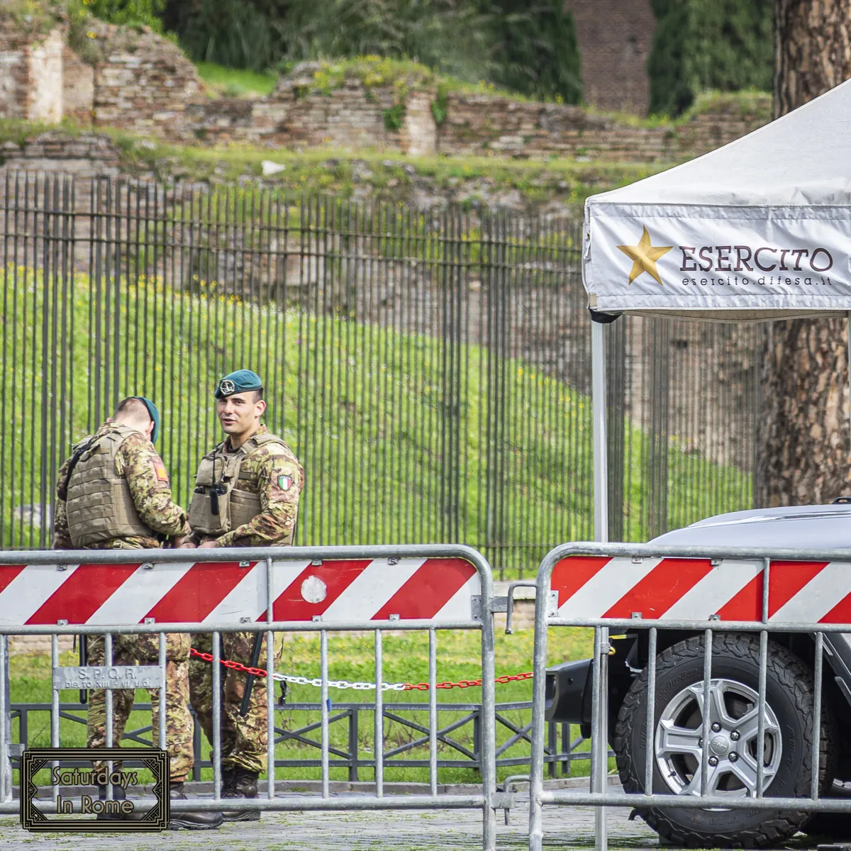 How To Stay Safe In Rome - The Military Also Keeping The Peace